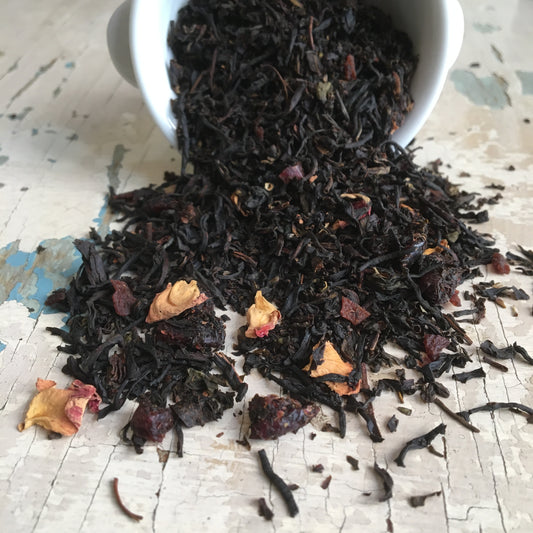 Fekete tea gyümölcsök és virágok - 50 g