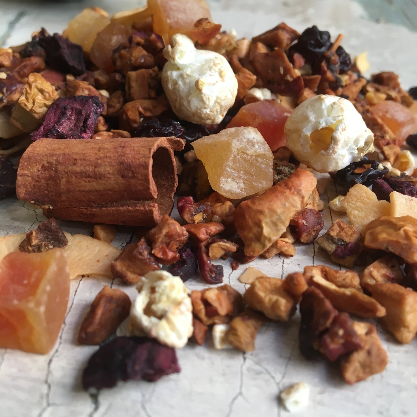 Gyümölcs és pattogatott kukorica infúzió - 50 g