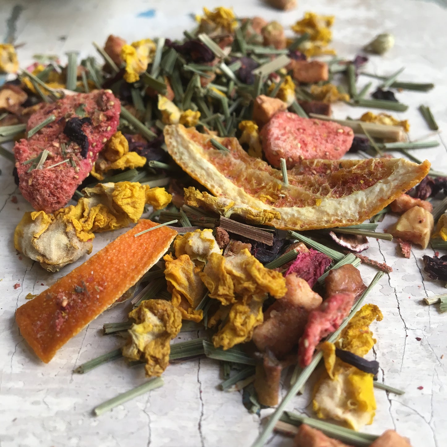 Citromfű, narancs és eper infúzió - 50g